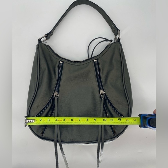 Joe's metallic gray zipper shoulder hand bag purse - Picture 10 of 10